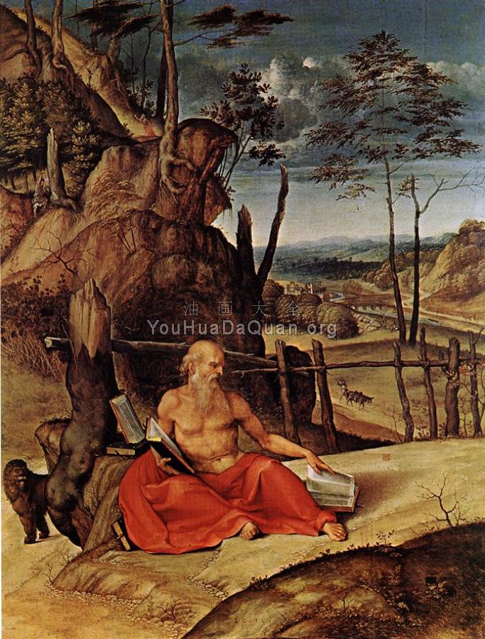 Penitent St Jerome - 洛伦佐·洛图